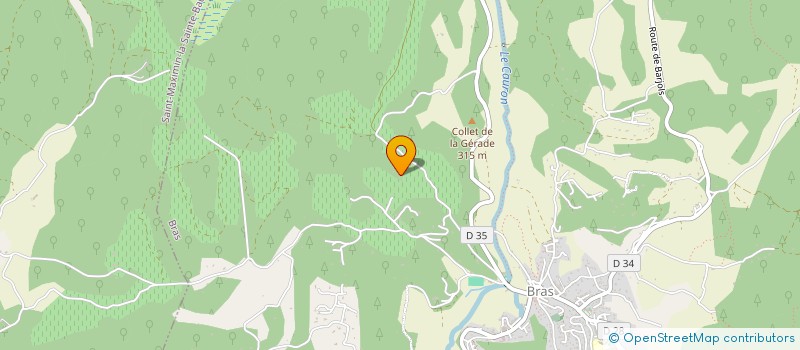 localisation de l'entreprise MONSIEUR THIERRY LA VIOLA  BRAS