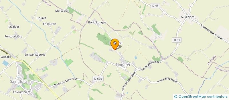 localisation de l'entreprise MONSIEUR THIERRY LABARDE  NOGARET