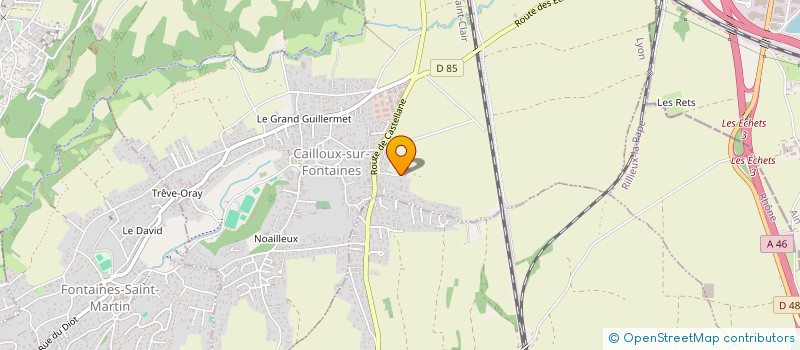 localisation de l'entreprise MONSIEUR THIERRY LABAUME  CAILLOUX-SUR-FONTAINES