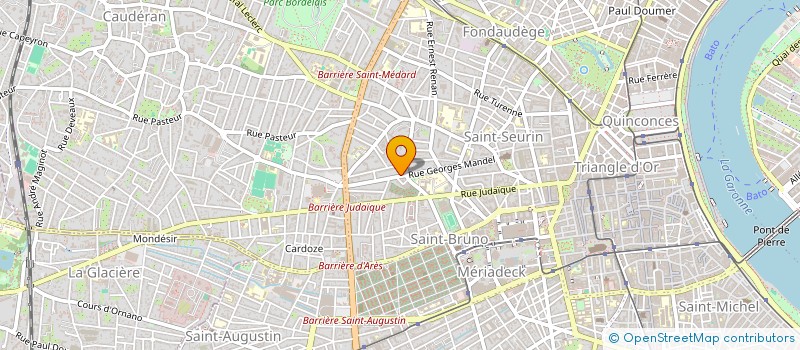 localisation de l'entreprise MONSIEUR THIERRY LABERGERE à BORDEAUX