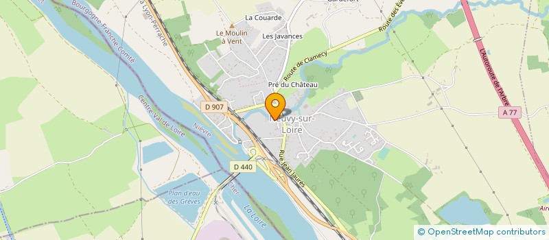 localisation de l'entreprise MONSIEUR THIERRY LABROUSSE à NEUVY-SUR-LOIRE