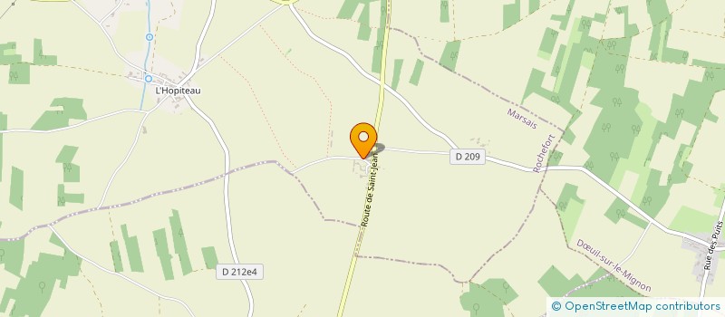 localisation de l'entreprise MONSIEUR THIERRY LABRUYERE  MARSAIS