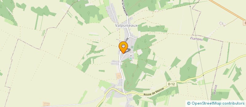 localisation de l'entreprise MONSIEUR THIERRY LACHAISE  VALPUISEAUX