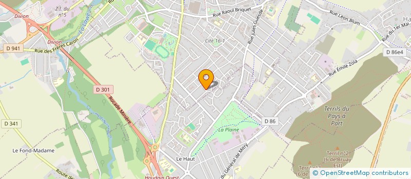 localisation de l'entreprise MONSIEUR THIERRY LACHERY  BRUAY-LA-BUISSIERE