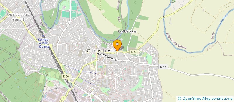 localisation de l'entreprise MONSIEUR THIERRY LACLARE  COMBS-LA-VILLE