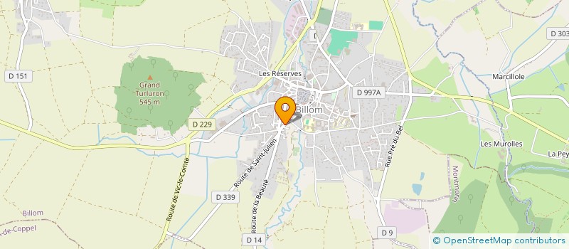 localisation de l'entreprise MONSIEUR THIERRY LACLOTRE à BILLOM