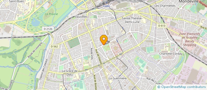 localisation de l'entreprise MONSIEUR THIERRY LACOUR à CAEN