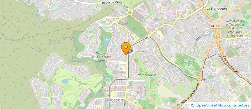 localisation de l'entreprise MONSIEUR THIERRY LACOUR  MONTPELLIER