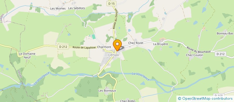 localisation de l'entreprise MONSIEUR THIERRY LACROIX  MONTCOMBROUX-LES-MINES