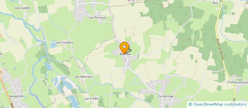 localisation de l'entreprise MONSIEUR THIERRY LACROIX  VIRIAT