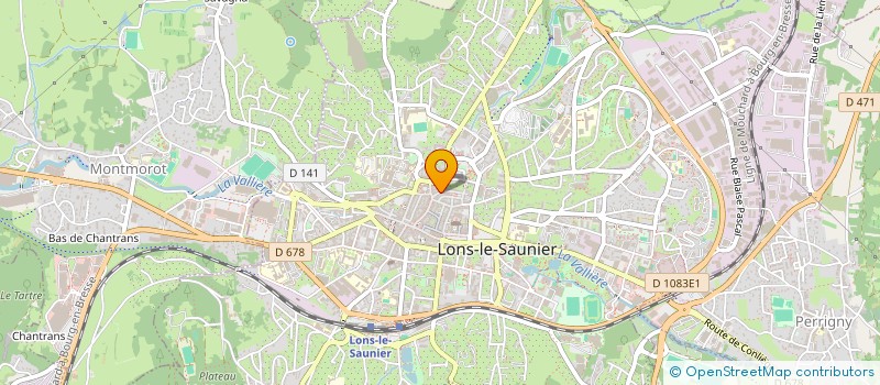 localisation de l'entreprise MONSIEUR THIERRY LACROIX à LONS-LE-SAUNIER