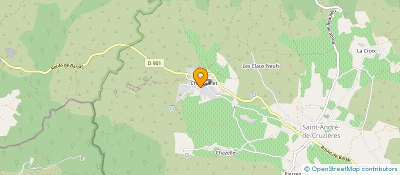 localisation de l'entreprise MONSIEUR THIERRY LACROTTE  SAINT-ANDRE-DE-CRUZIERES