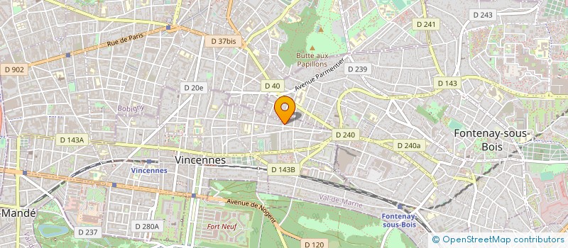localisation de l'entreprise MONSIEUR THIERRY LAFFAILLE à VINCENNES