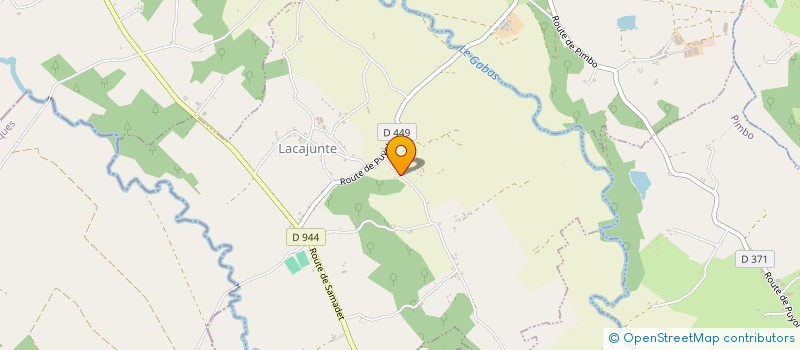 localisation de l'entreprise MONSIEUR THIERRY LAFFORIE  LACAJUNTE