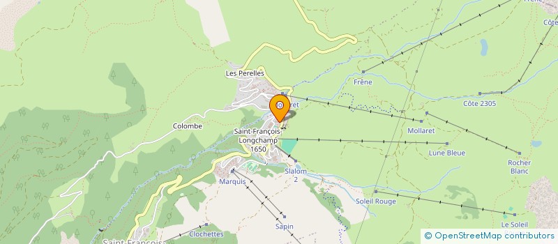 localisation de l'entreprise MONSIEUR THIERRY LAFOND  SAINT FRANCOIS LONGCHAMP