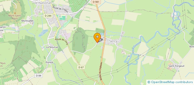 localisation de l'entreprise MONSIEUR THIERRY LAGARDE  SERCY