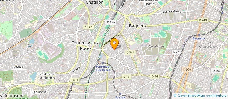 localisation de l'entreprise MONSIEUR THIERRY LAGARDE à FONTENAY-AUX-ROSES