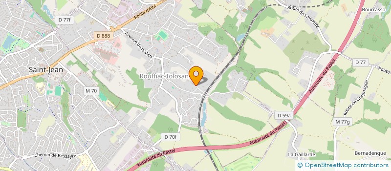 localisation de l'entreprise MONSIEUR THIERRY LAGARDE  ROUFFIAC-TOLOSAN