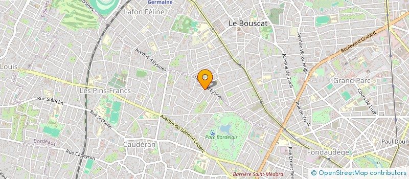 localisation de l'entreprise MONSIEUR THIERRY LAGARDE  BORDEAUX