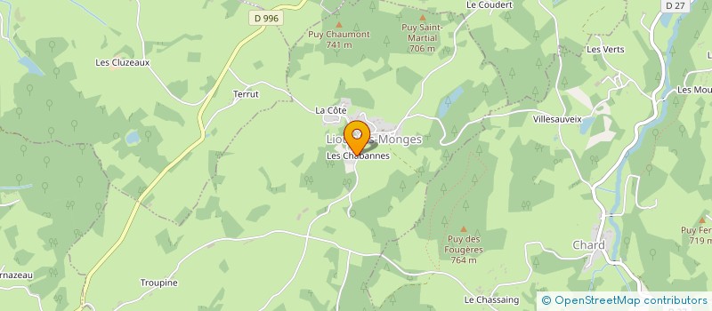localisation de l'entreprise MONSIEUR THIERRY LAGORSSE à LIOUX-LES-MONGES