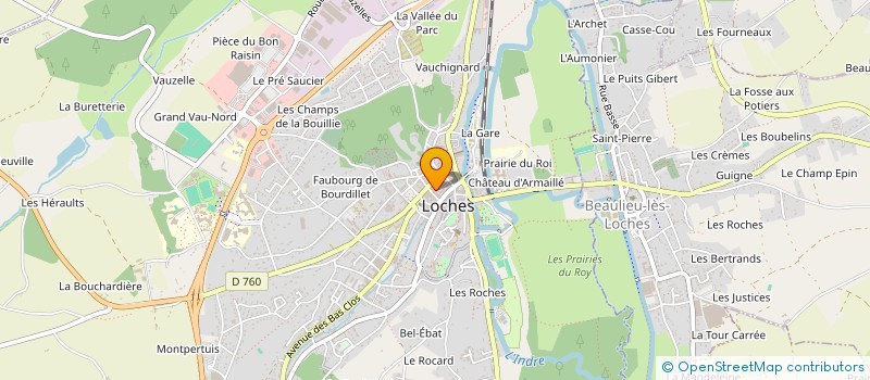 localisation de l'entreprise MONSIEUR THIERRY LAGRANGE à LOCHES