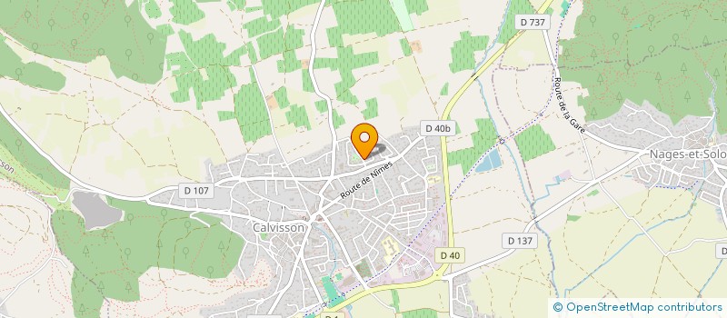 localisation de l'entreprise MONSIEUR THIERRY LAGRANGE  CALVISSON