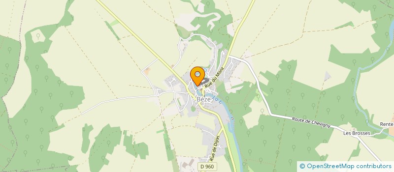 localisation de l'entreprise MONSIEUR THIERRY LAGRELETTE  BEZE