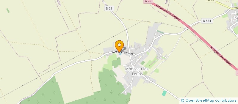 localisation de l'entreprise MONSIEUR THIERRY LAHAYE  MONCEAU-LES-LEUPS