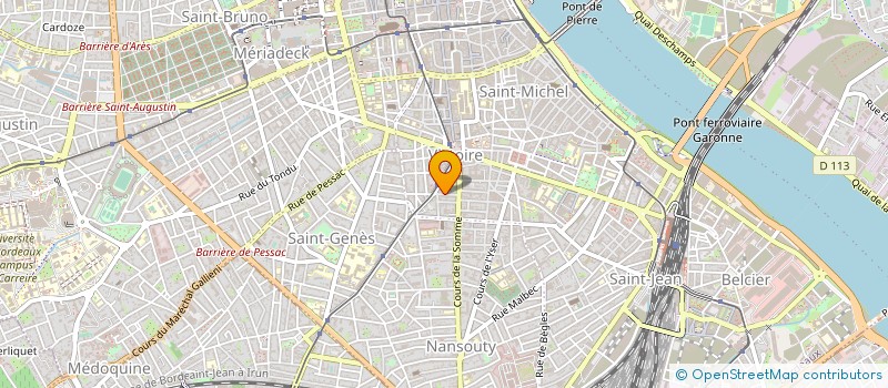 localisation de l'entreprise MONSIEUR THIERRY LAHONTAA  BORDEAUX