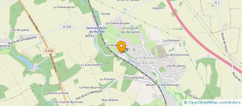 localisation de l'entreprise MONSIEUR THIERRY LAHOUSSE  SAINT-ANTOINE-DU-ROCHER