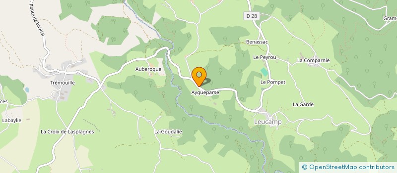 localisation de l'entreprise MONSIEUR THIERRY LALANDE à LEUCAMP