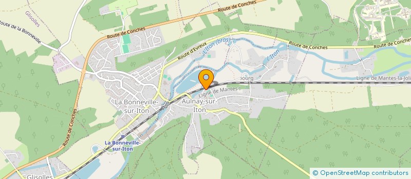 localisation de l'entreprise MONSIEUR THIERRY LALLEMAND à AULNAY-SUR-ITON