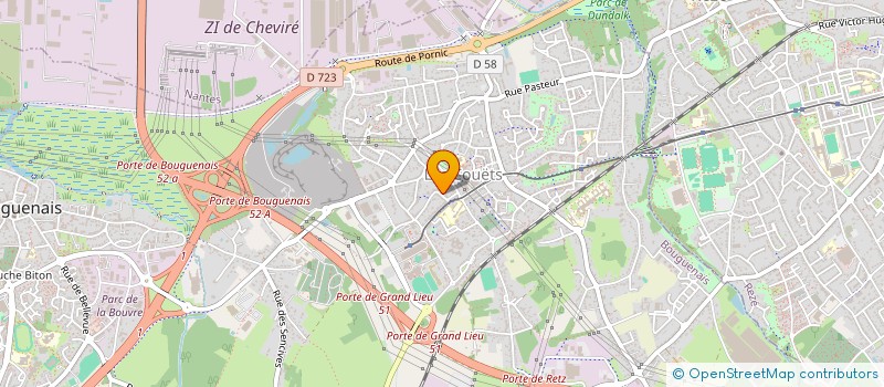 localisation de l'entreprise MONSIEUR THIERRY LALLEMAND à BOUGUENAIS