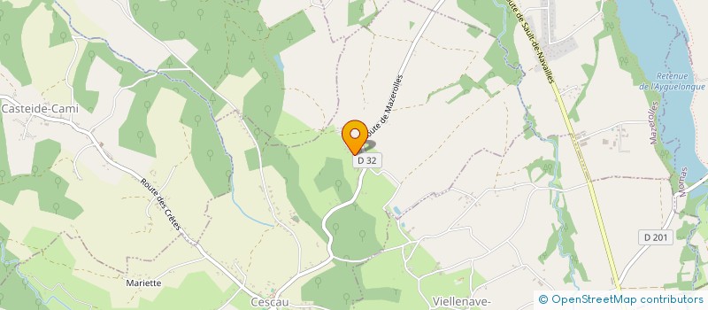 localisation de l'entreprise MONSIEUR THIERRY LAMARLERE  CESCAU