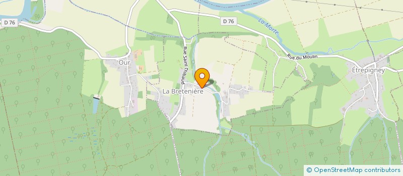 localisation de l'entreprise MONSIEUR THIERRY LAMBERT  LA BRETENIERE