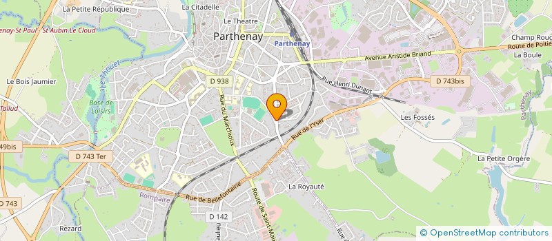 localisation de l'entreprise MONSIEUR THIERRY LAMBILLARD  PARTHENAY