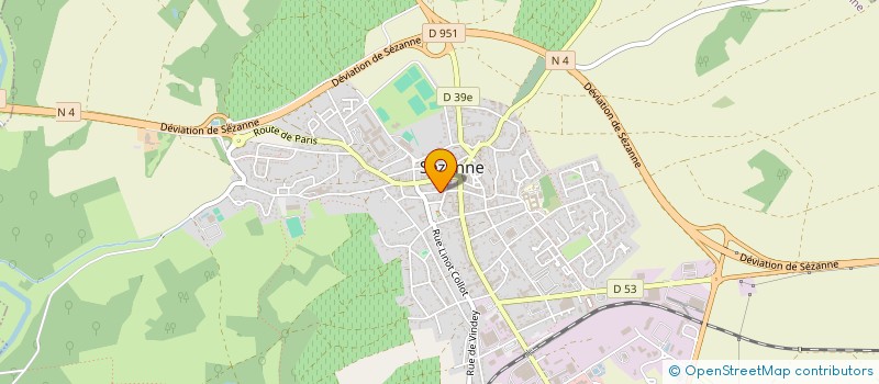 localisation de l'entreprise MONSIEUR THIERRY LAMBLIN  SEZANNE