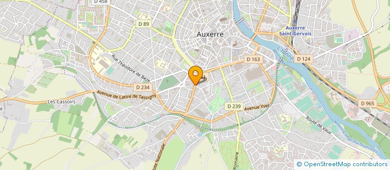 localisation de l'entreprise MONSIEUR THIERRY LAMI à AUXERRE