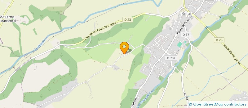 localisation de l'entreprise MONSIEUR THIERRY LAMO  BERAT