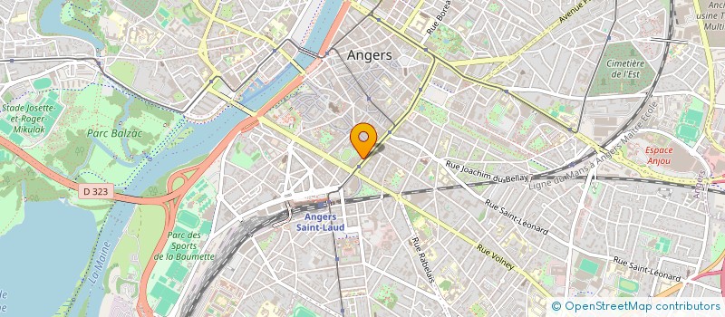 localisation de l'entreprise MONSIEUR THIERRY LAMOTTE à ANGERS