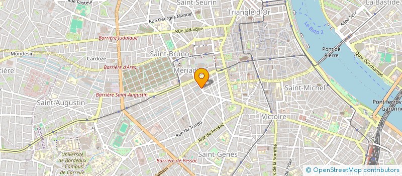 localisation de l'entreprise MONSIEUR THIERRY LAMPE  BORDEAUX