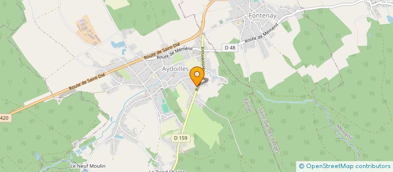 localisation de l'entreprise MONSIEUR THIERRY LAMQUIN  AYDOILLES