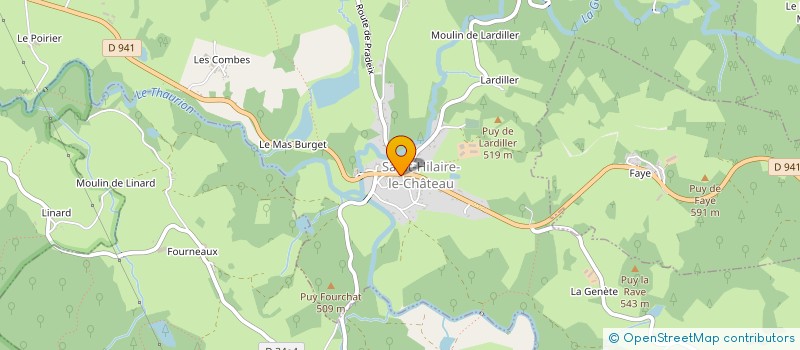 localisation de l'entreprise MONSIEUR THIERRY LAMY à SAINT-HILAIRE-LE-CHATEAU
