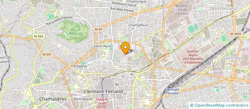 localisation de l'entreprise MONSIEUR THIERRY LANCE  CLERMONT-FERRAND