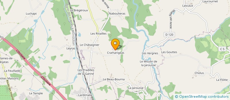 localisation de l'entreprise MONSIEUR THIERRY LANDAT  GLANGES