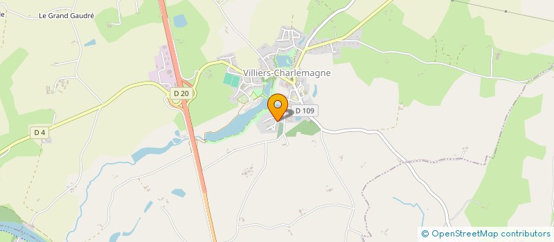 localisation de l'entreprise MONSIEUR THIERRY LANDELLE  MESLAY-DU-MAINE