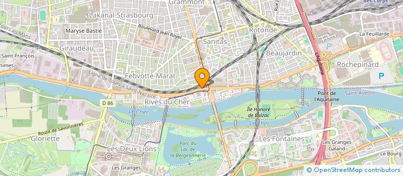 localisation de l'entreprise MONSIEUR THIERRY LANDRIEU  TOURS