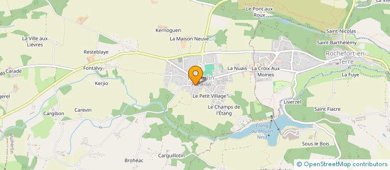 localisation de l'entreprise MONSIEUR THIERRY LANGE à ROCHEFORT-EN-TERRE