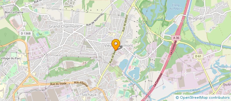 localisation de l'entreprise MONSIEUR THIERRY LANIER  SOCHAUX