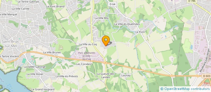 localisation de l'entreprise MONSIEUR THIERRY LAPEYRE  SAINT-LUNAIRE